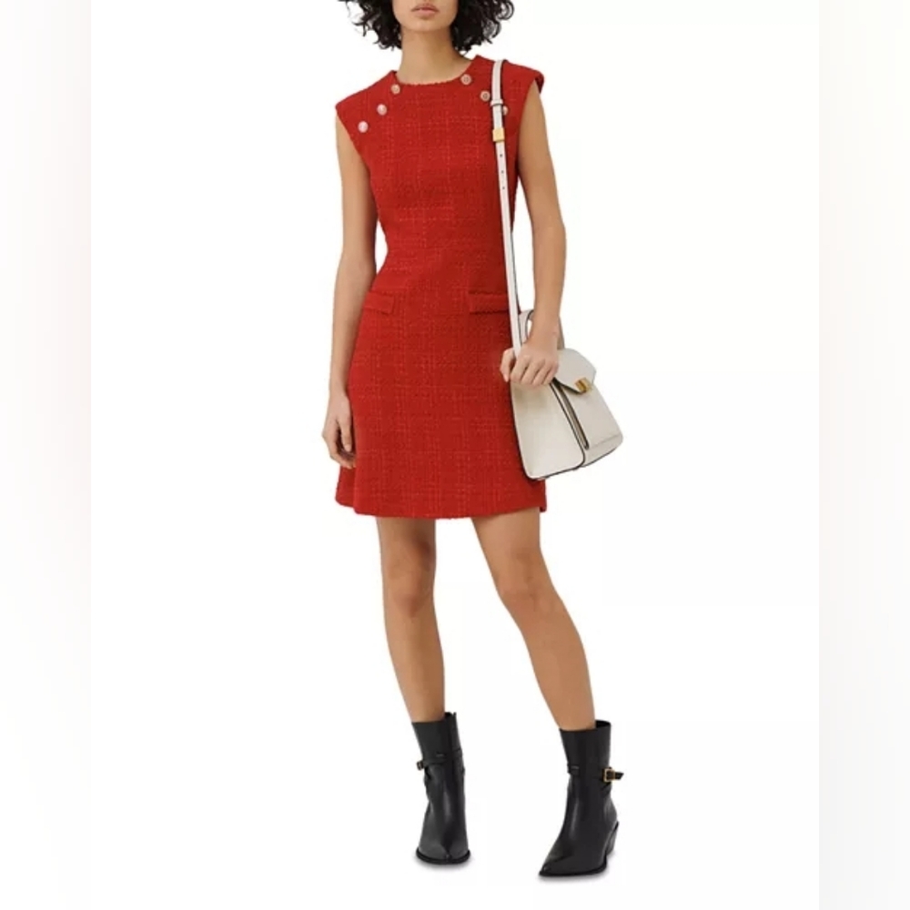 Marella | Calenda Tweed Fit and Flare Dress